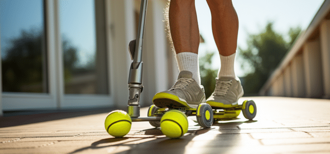 Les raisons pratiques d’utiliser des balles de tennis sur un déambulateur : stabilité, traction et économie Les raisons pratiques d’utiliser des balles de tennis sur un déambulateur : stabilité, traction et économie